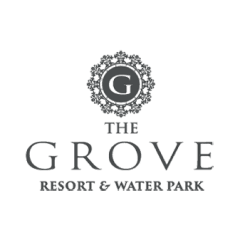 logo of the grove resort & water park