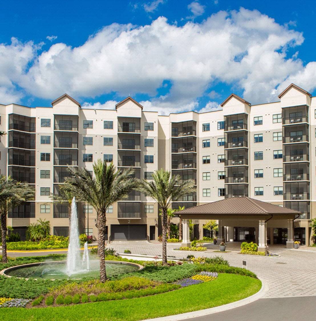 front view of the grove resort & water park
