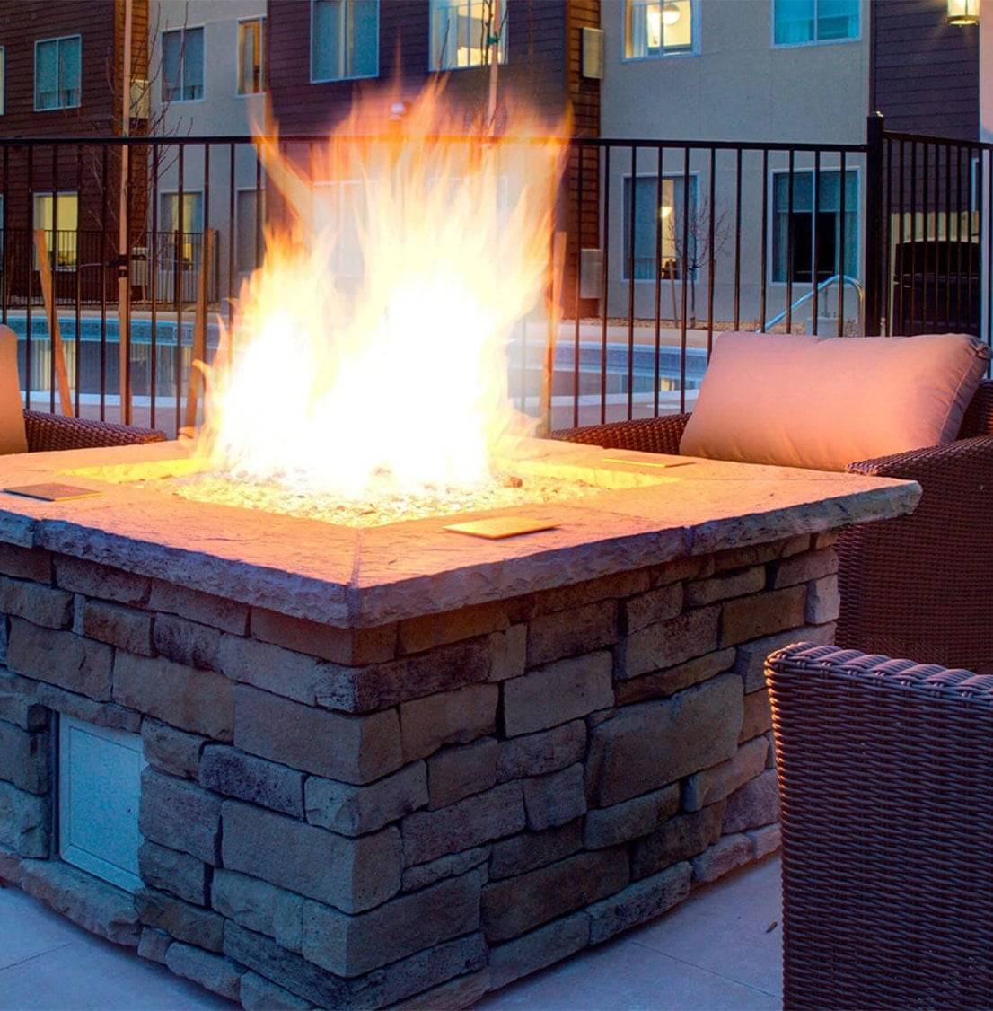 fire pit at Fairfield Inn & Suites by Marriott Boulder Broomfield/Interlocken