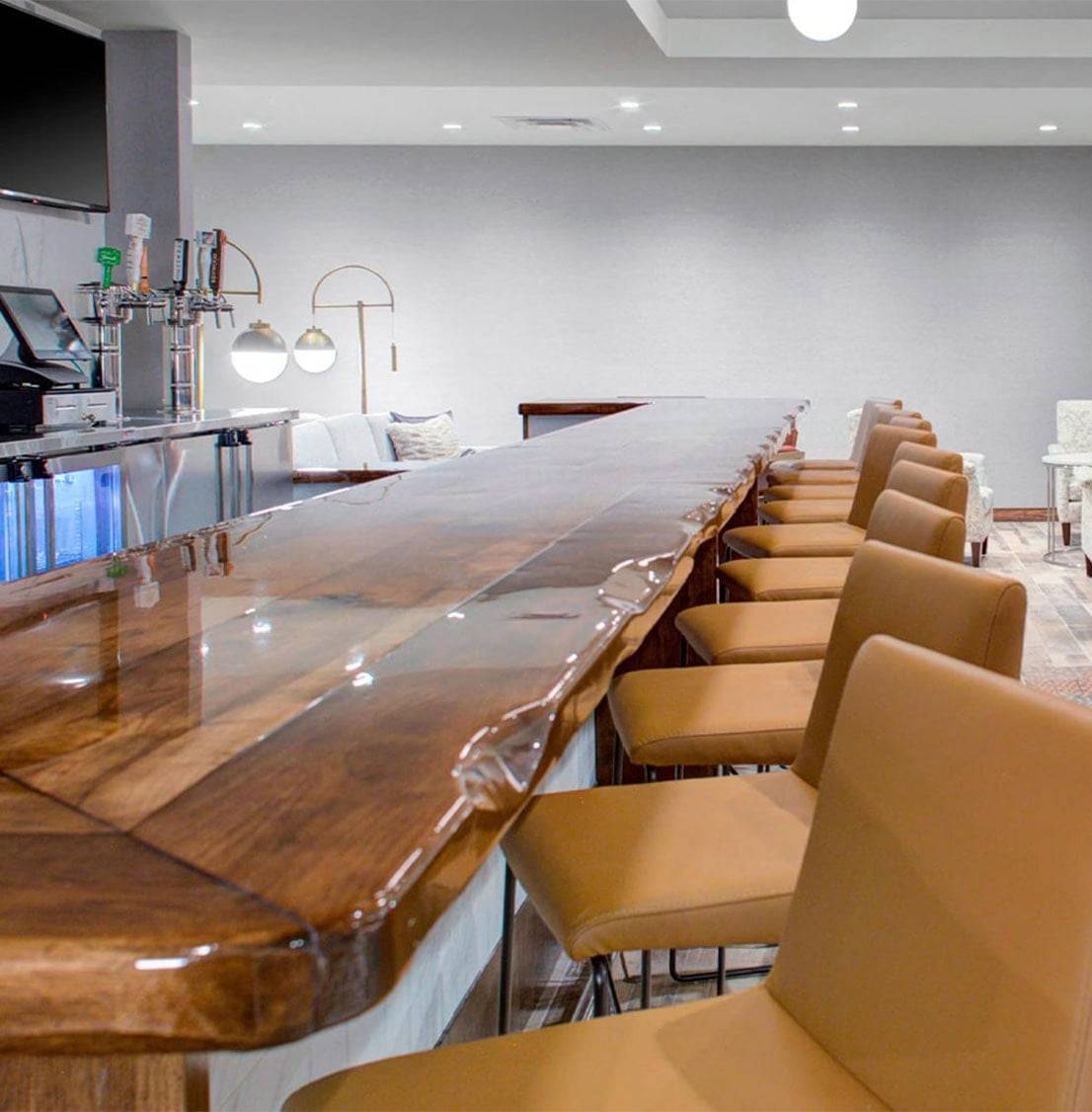 bar area inside of Residence Inn by Marriott Boulder Broomfield Interlocken