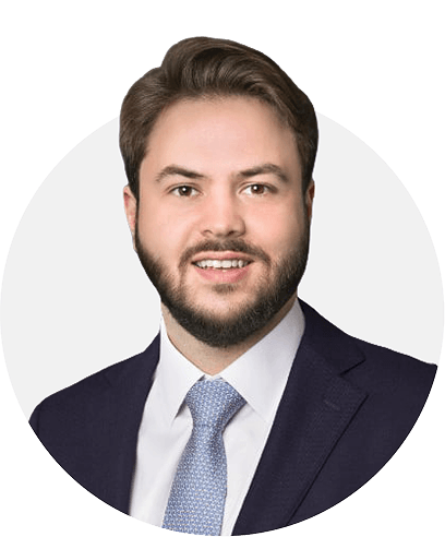 A headshot of Eli Evans